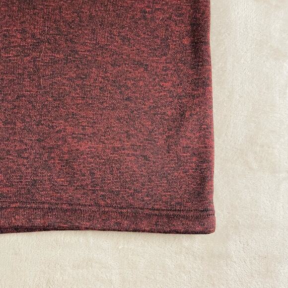 Eddie Bauer Sweater Men XL‎ Maroon Fleece 1/4 Zip Pullover Collared Outdoor - Picture 10 of 12